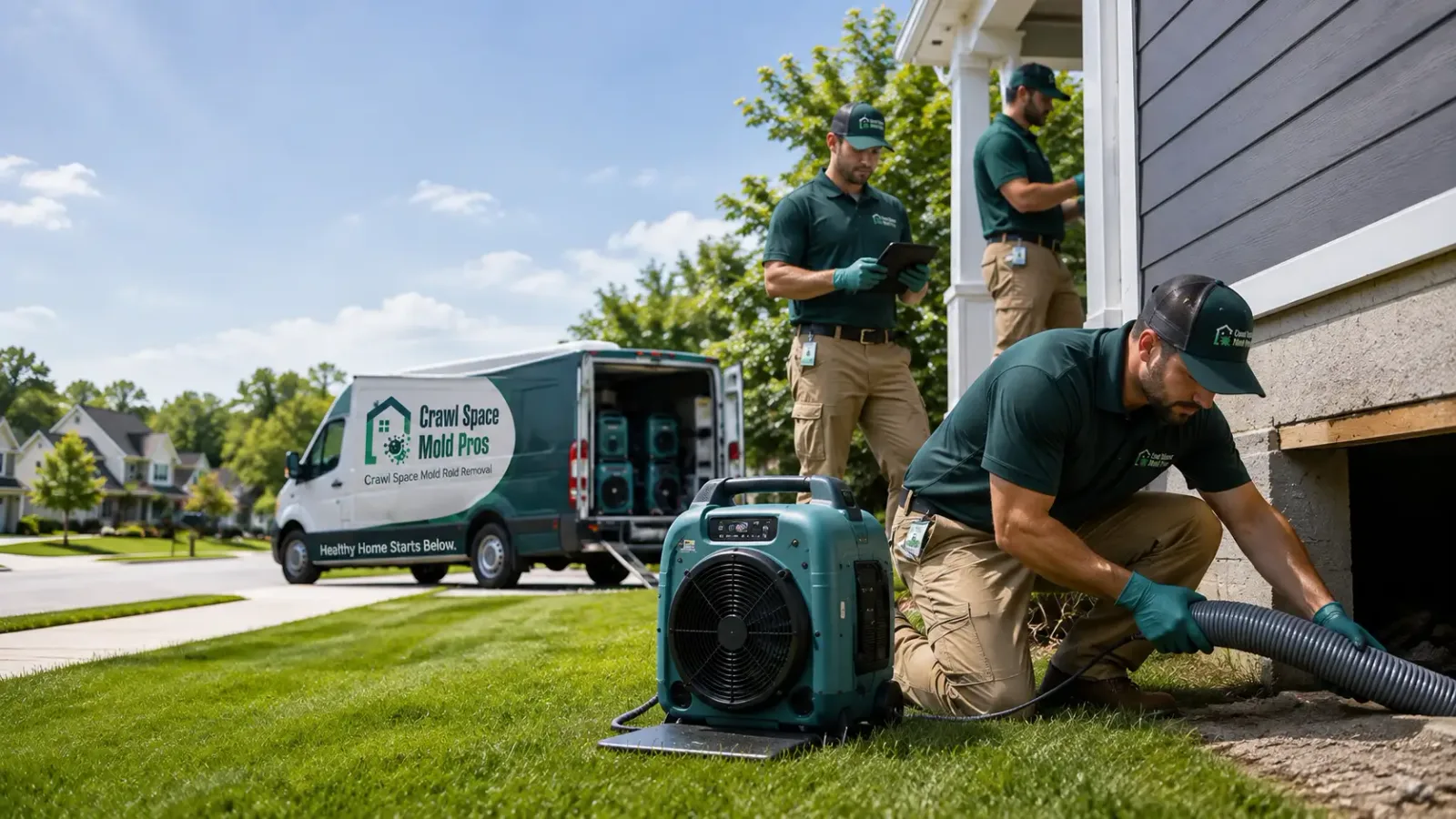 Crawl Space Mold Removal in Britt, IA